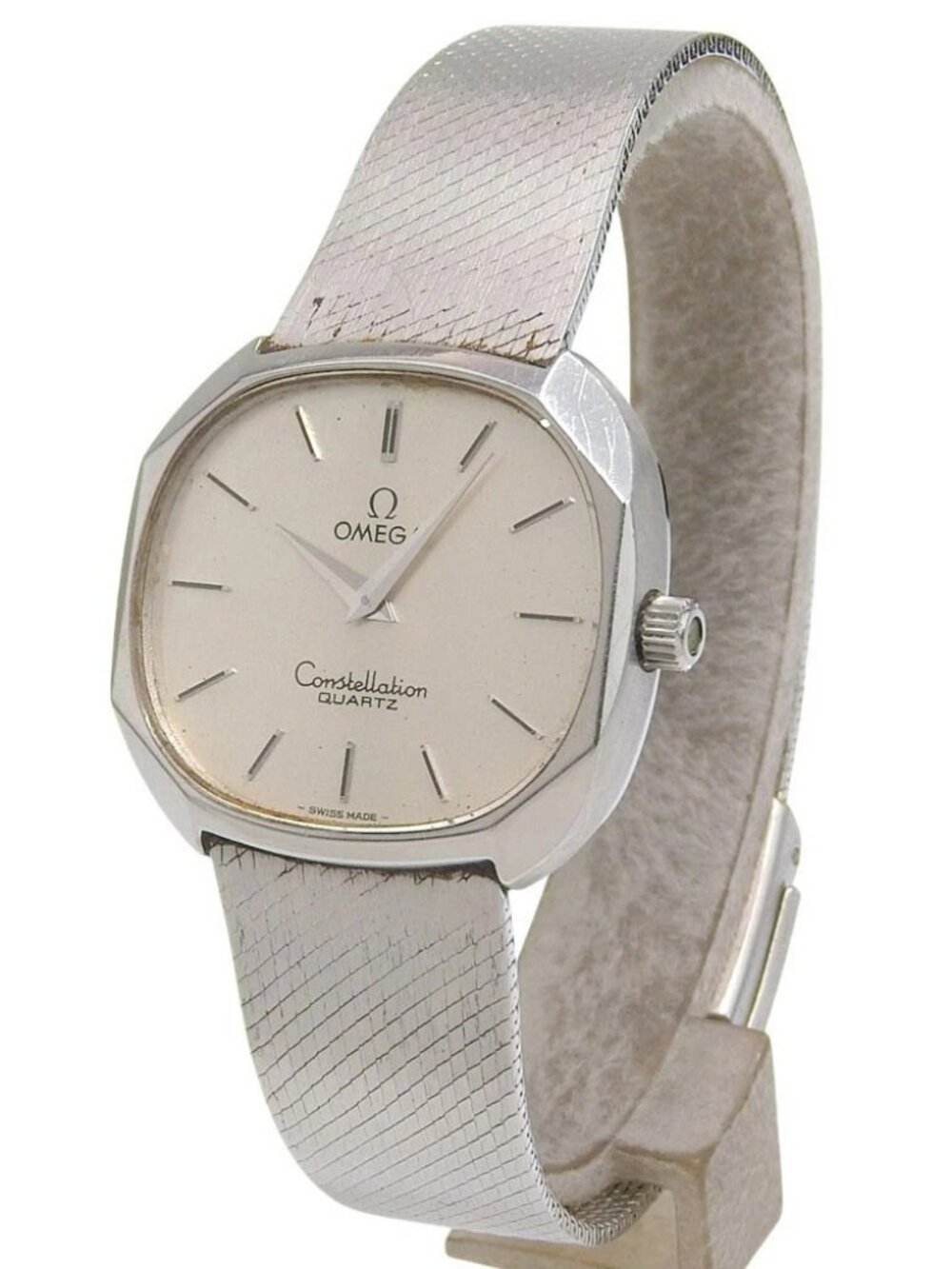 OMEGA Constellation Watches vintage SilverDial Stainless Steel Quartz Anal...